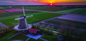 Kaart T Zand molen ansichtkaart