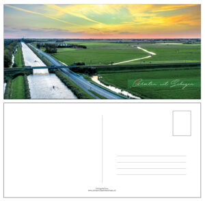 Ansichtkaart Schagen Roeiers landschap