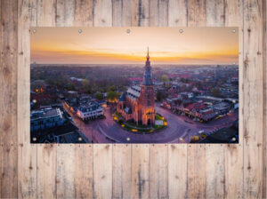 Tuinposter Kerk Schagen