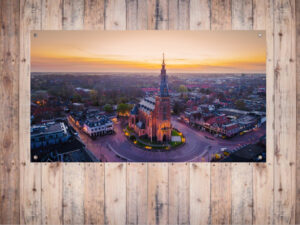 Tuinposter Kerk Schagen