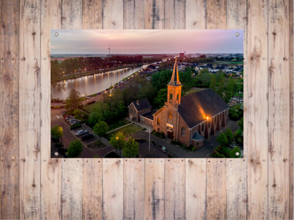 Tuinposter Kerk t Zand