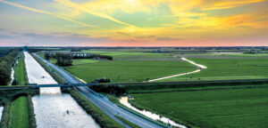 Ansichtkaart Schagen Roeiers landschap