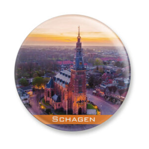 Button Magneet Kerk Schagen